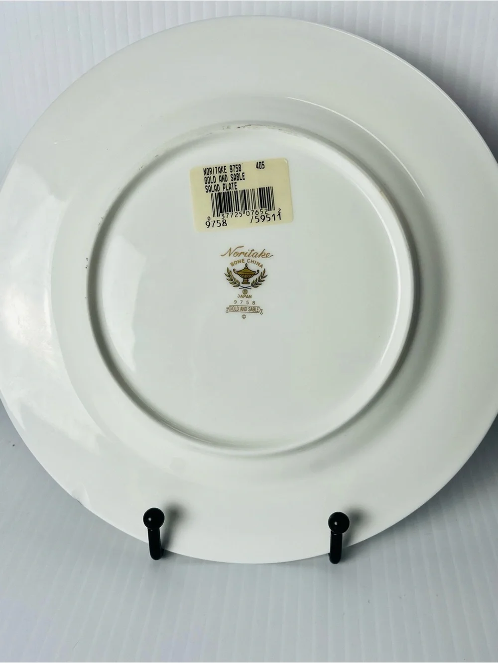 Noritake Bone China GOLD AND SABLE 9758 Salad Plate